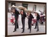 New Mexico, Santa Fe. Hispanic Folkloric Dance Group, Bandstand 2014-Luc Novovitch-Framed Photographic Print