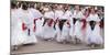 New Mexico, Santa Fe. Hispanic Folkloric Dance Group, Bandstand 2014-Luc Novovitch-Mounted Photographic Print