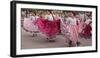 New Mexico, Santa Fe. Hispanic Folkloric Dance Group, Bandstand 2014-Luc Novovitch-Framed Photographic Print