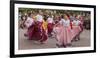 New Mexico, Santa Fe. Hispanic Folkloric Dance Group, Bandstand 2014-Luc Novovitch-Framed Photographic Print