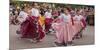 New Mexico, Santa Fe. Hispanic Folkloric Dance Group, Bandstand 2014-Luc Novovitch-Mounted Photographic Print