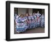 New Mexico, Santa Fe. Hispanic Folkloric Dance Group, Bandstand 2014-Luc Novovitch-Framed Photographic Print