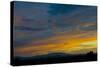 New Mexico, Santa Fe, Sunset from Hyde Park Road at Avenida Primera S-Bernard Friel-Stretched Canvas