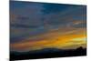 New Mexico, Santa Fe, Sunset from Hyde Park Road at Avenida Primera S-Bernard Friel-Mounted Photographic Print