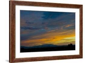 New Mexico, Santa Fe, Sunset from Hyde Park Road at Avenida Primera S-Bernard Friel-Framed Photographic Print