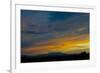 New Mexico, Santa Fe, Sunset from Hyde Park Road at Avenida Primera S-Bernard Friel-Framed Photographic Print