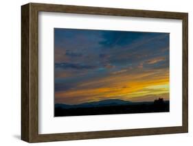 New Mexico, Santa Fe, Sunset from Hyde Park Road at Avenida Primera S-Bernard Friel-Framed Photographic Print