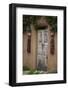 New Mexico, Santa Fe. Weathered Door to Home-Jaynes Gallery-Framed Photographic Print