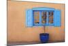 New Mexico, Santa Fe. Window and Pot-Jaynes Gallery-Mounted Photographic Print