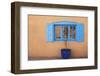 New Mexico, Santa Fe. Window and Pot-Jaynes Gallery-Framed Photographic Print