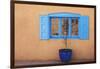 New Mexico, Santa Fe. Window and Pot-Jaynes Gallery-Framed Photographic Print