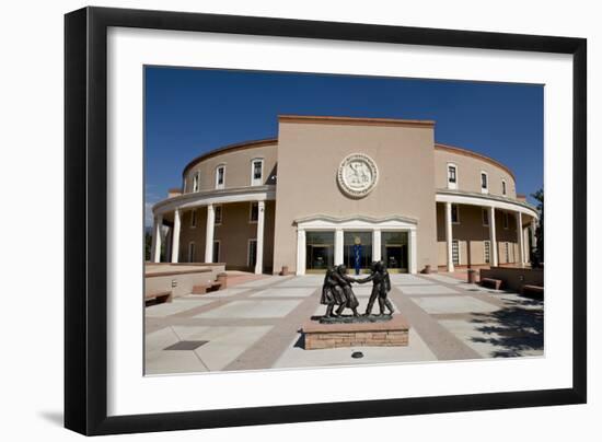 New Mexico State Capital.-William Scott-Framed Premium Photographic Print