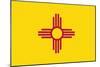 New Mexico State Flag-Lantern Press-Mounted Art Print