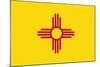 New Mexico State Flag-Lantern Press-Mounted Art Print