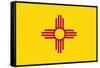 New Mexico State Flag-Lantern Press-Framed Stretched Canvas