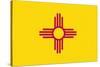 New Mexico State Flag-Lantern Press-Stretched Canvas