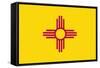 New Mexico State Flag-Lantern Press-Framed Stretched Canvas