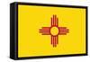 New Mexico State Flag-Lantern Press-Framed Stretched Canvas