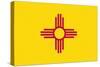 New Mexico State Flag-Lantern Press-Stretched Canvas