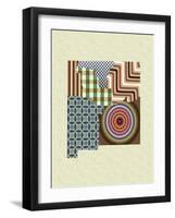 New Mexico State Map-Lanre Adefioye-Framed Giclee Print