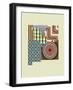 New Mexico State Map-Lanre Adefioye-Framed Giclee Print