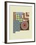 New Mexico State Map-Lanre Adefioye-Framed Giclee Print