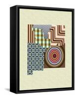 New Mexico State Map-Lanre Adefioye-Framed Stretched Canvas