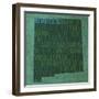 New Mexico State Words-David Bowman-Framed Giclee Print