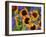 New Mexico Sunflowers-Mary Russel-Framed Giclee Print