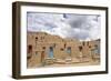 New Mexico. Taos Pueblo, Architecture Style from Pre Hispanic Americas-Luc Novovitch-Framed Photographic Print