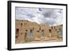 New Mexico. Taos Pueblo, Architecture Style from Pre Hispanic Americas-Luc Novovitch-Framed Photographic Print