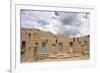 New Mexico. Taos Pueblo, Architecture Style from Pre Hispanic Americas-Luc Novovitch-Framed Photographic Print