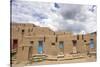 New Mexico. Taos Pueblo, Architecture Style from Pre Hispanic Americas-Luc Novovitch-Stretched Canvas