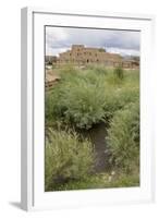 New Mexico. Taos Pueblo, Architecture Style from Pre Hispanic Americas-Luc Novovitch-Framed Photographic Print