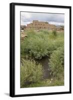 New Mexico. Taos Pueblo, Architecture Style from Pre Hispanic Americas-Luc Novovitch-Framed Photographic Print