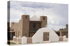 New Mexico. Taos Pueblo, Architecture Style from Pre Hispanic Americas-Luc Novovitch-Stretched Canvas