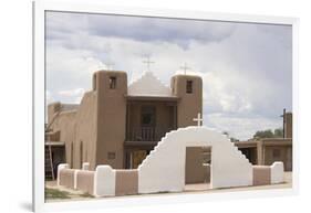 New Mexico. Taos Pueblo, Architecture Style from Pre Hispanic Americas-Luc Novovitch-Framed Photographic Print