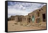 New Mexico. Taos Pueblo, Architecture Style from Pre Hispanic Americas-Luc Novovitch-Framed Stretched Canvas