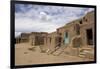 New Mexico. Taos Pueblo, Architecture Style from Pre Hispanic Americas-Luc Novovitch-Framed Premium Photographic Print