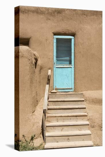 New Mexico. Taos Pueblo, Architecture Style from Pre Hispanic Americas-Luc Novovitch-Stretched Canvas