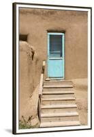 New Mexico. Taos Pueblo, Architecture Style from Pre Hispanic Americas-Luc Novovitch-Framed Premium Photographic Print