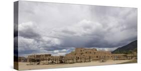 New Mexico. Taos Pueblo, Architecture Style from Pre Hispanic Americas-Luc Novovitch-Stretched Canvas