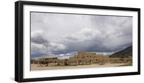 New Mexico. Taos Pueblo, Architecture Style from Pre Hispanic Americas-Luc Novovitch-Framed Photographic Print