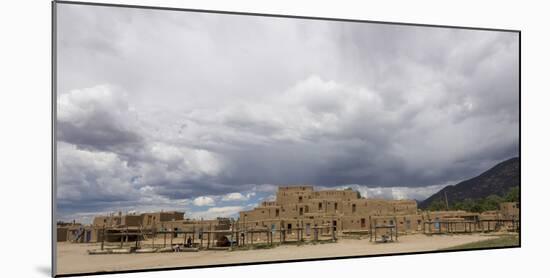 New Mexico. Taos Pueblo, Architecture Style from Pre Hispanic Americas-Luc Novovitch-Mounted Photographic Print