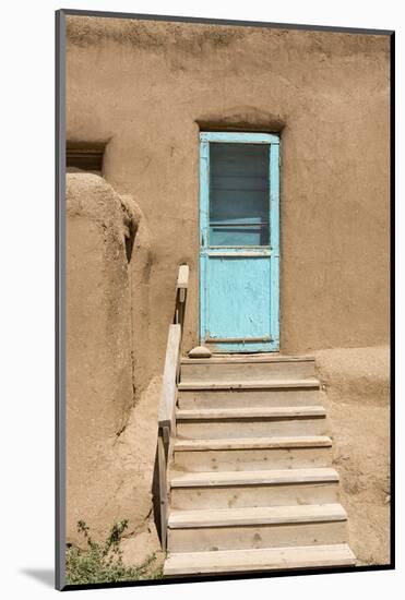 New Mexico. Taos Pueblo, Architecture Style from Pre Hispanic Americas-Luc Novovitch-Mounted Photographic Print