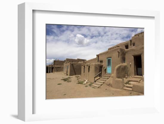 New Mexico. Taos Pueblo, Architecture Style from Pre Hispanic Americas-Luc Novovitch-Framed Photographic Print