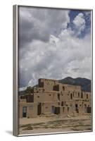 New Mexico, Taos. Taos Pueblo, Pre Hispanic Architecture-Luc Novovitch-Framed Photographic Print