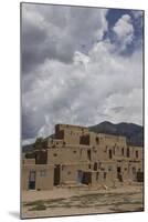 New Mexico, Taos. Taos Pueblo, Pre Hispanic Architecture-Luc Novovitch-Mounted Photographic Print