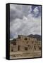 New Mexico, Taos. Taos Pueblo, Pre Hispanic Architecture-Luc Novovitch-Framed Stretched Canvas