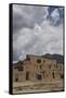 New Mexico, Taos. Taos Pueblo, Pre Hispanic Architecture-Luc Novovitch-Framed Stretched Canvas